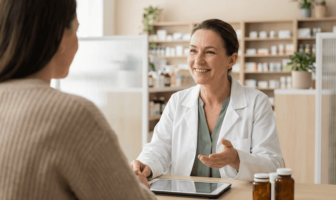 Persönliche Beratung in der Brunnen Cannabis Apotheke
